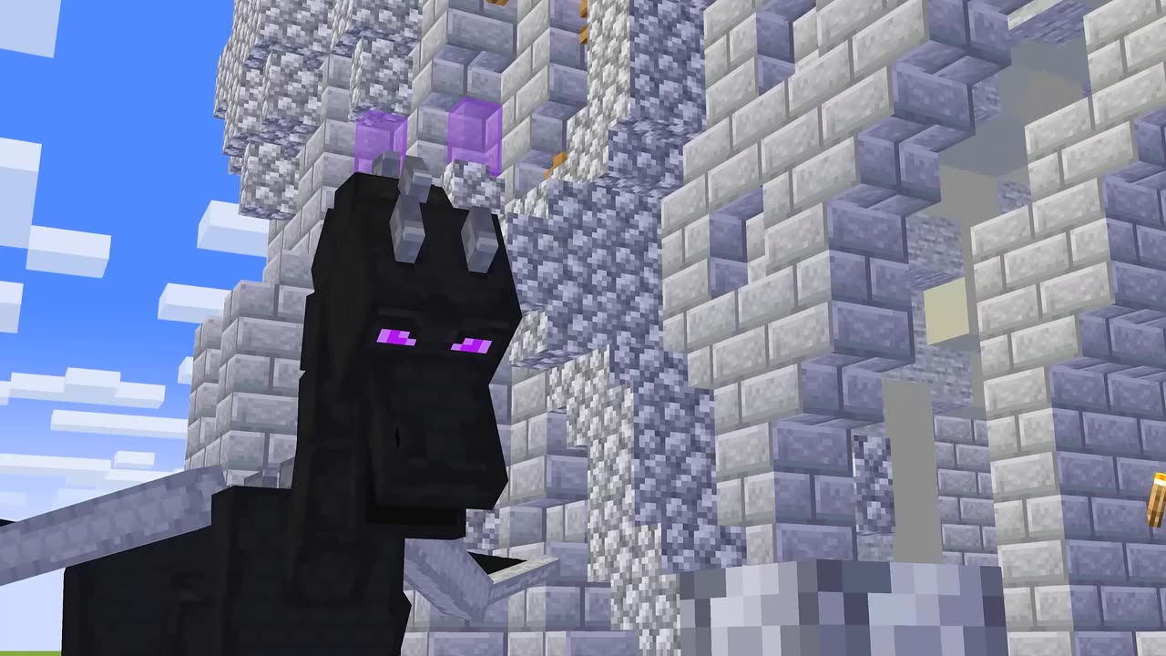 Monster School Fire and ICE Prince Zombie War Dragon Boss - Sad Story - Minecraft Animation
