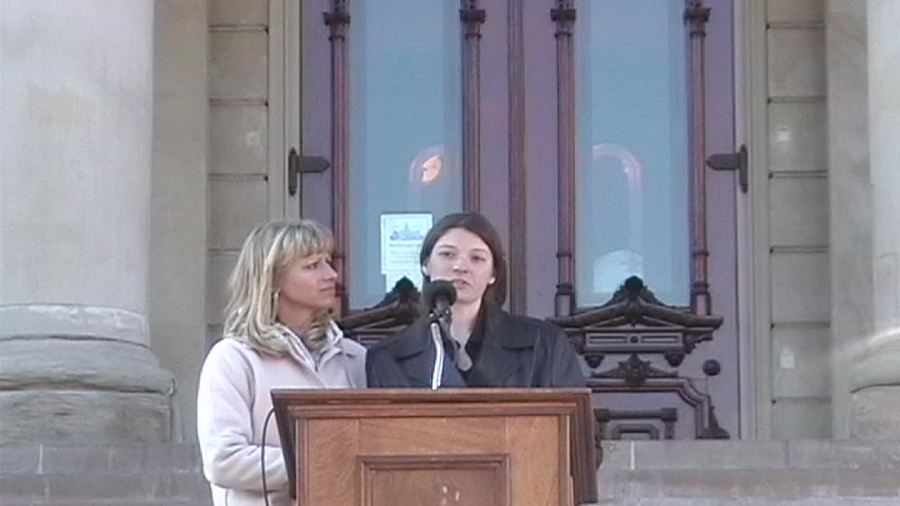 Veteran's Day 2001 Rally Concerning the Mandatory AVIP, Rhonda Wilson Speech