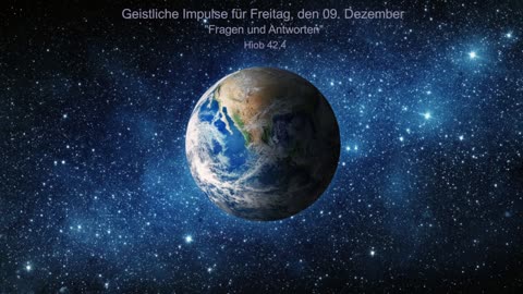 Geistliche Impulse für Freitag, den 09. Dezember