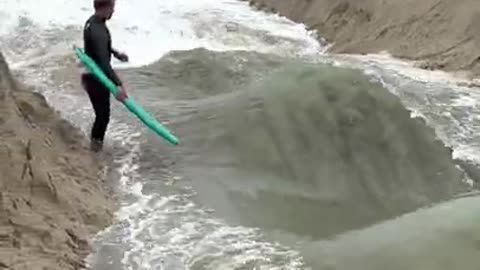 337# Surfer Gets Swept out to Sea by River Rapids