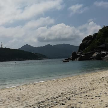 Beach walk in Thailand