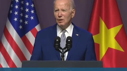 Biden Press Conference in Vietnam