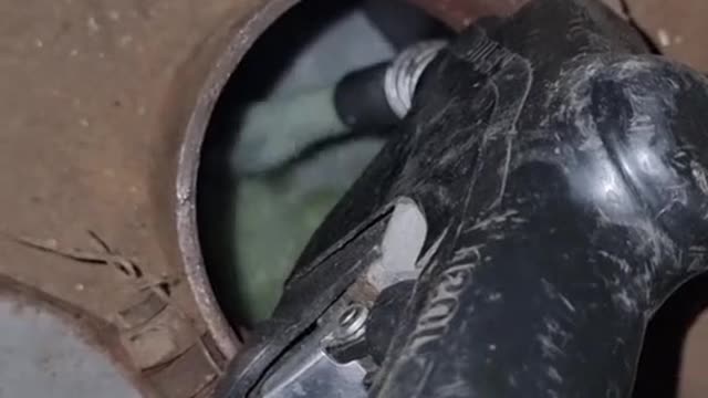 Gasoline filling car repair