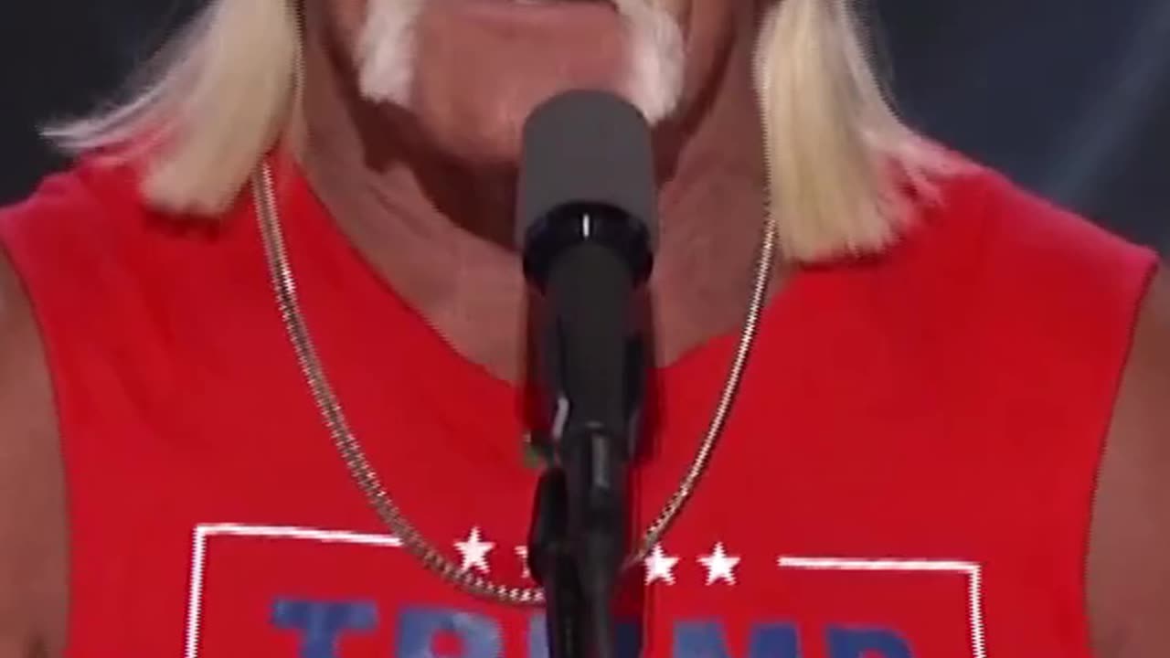 Pt 4 Professional entertainer and wrestler Hulk Hogan spoke at the RNC 2024 #viral #maga