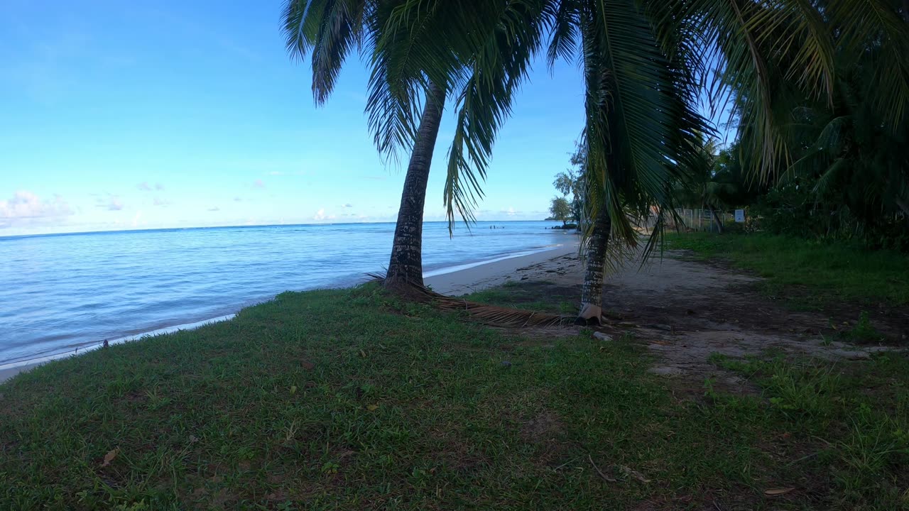Waking up on the Beach, Saipan Island, 4K, ASMR,