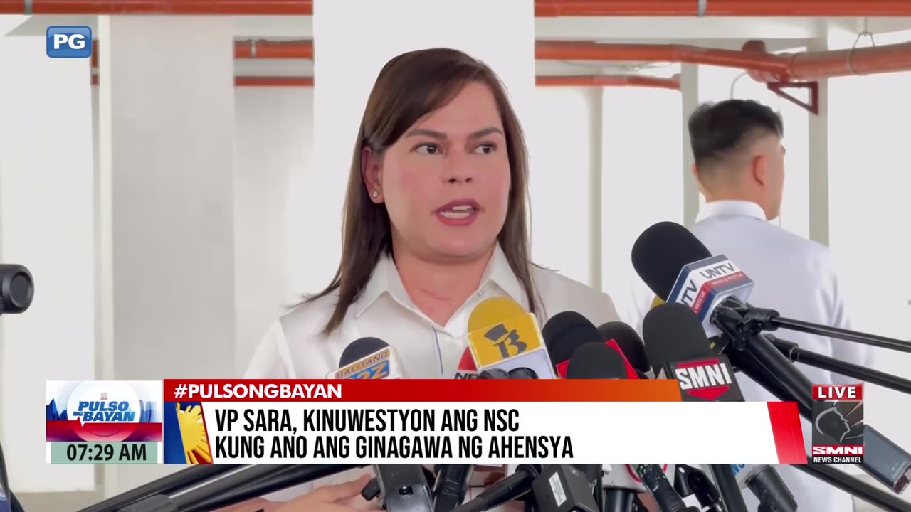 VP Sara, kinuwestyon ang NSC kung ano ang ginagawa ng ahensya