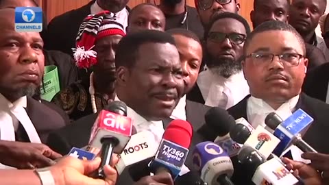 Mike Ezekhome after the hearing of Mazi Nnamdi Kanu's trial