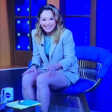 GMA news woman in a chair