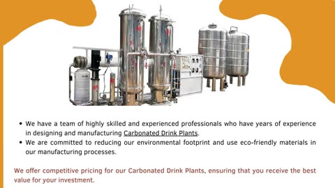 Benefits of Setting up a Carbonated Drink Plant