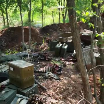 Russians Leave Massive Amounts of Ammunition Behind