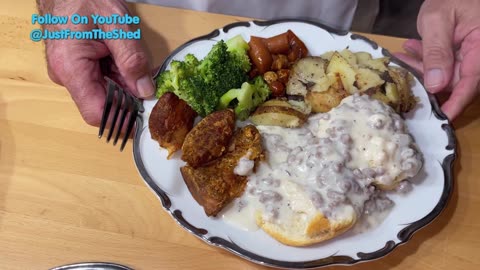 Cooking With John Dash, Old-fashioned homemade sausage gravy