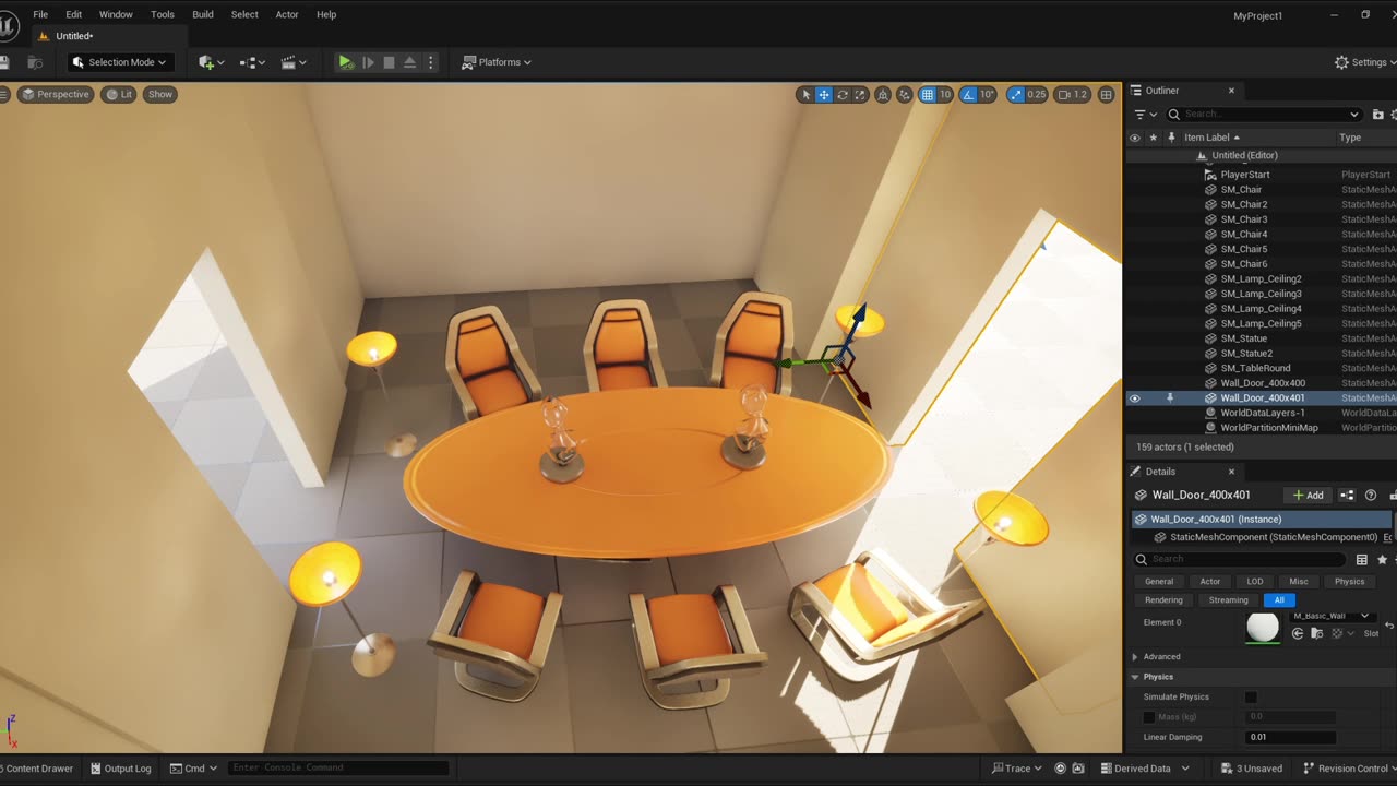 Unreal Engine is a powerful tool! My first Game Develop Step!