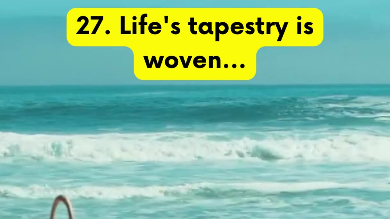 Life is a tapestry #shortvideos #MotivationMonday #Inspiration #PositiveVibes #SuccessTips