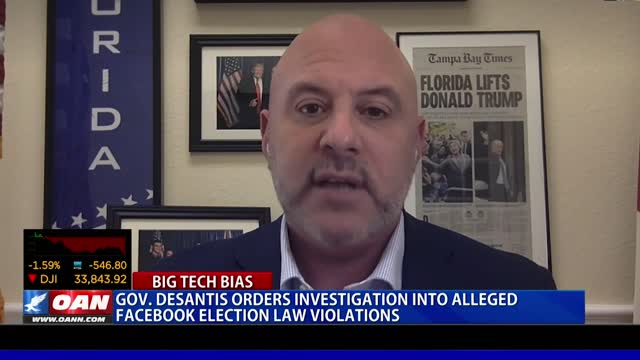 Gov. DeSantis orders investigation into alleged Facebook election law violations