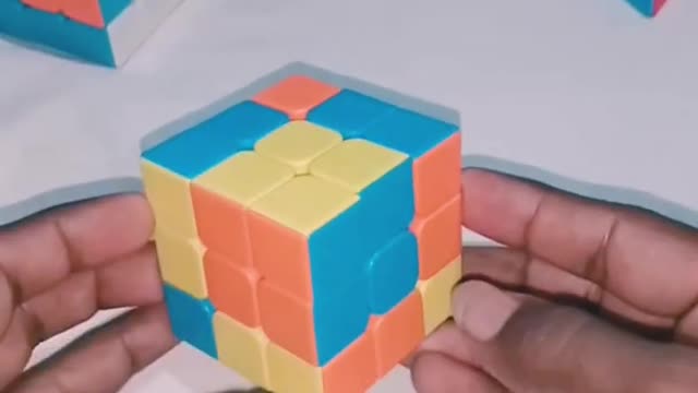 Very interesting rubik's cube pattern ...