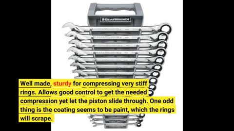 GEARWRENCH 8 Pc. Piston Ring #Compressor Set --Overview