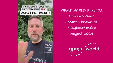 Darren Sissons, Gpms.world Panel 72