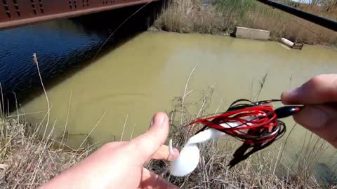 Roadside Ditch Fishing for Crappie