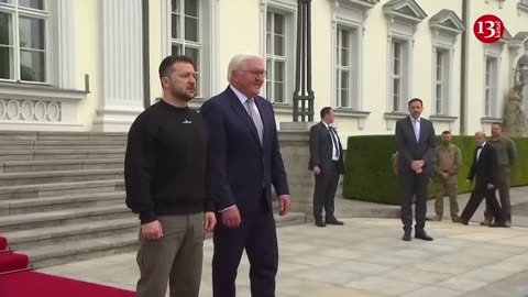 Ukraine’s Zelenskiy arrives in Berlin, is received by German President Steinmeier