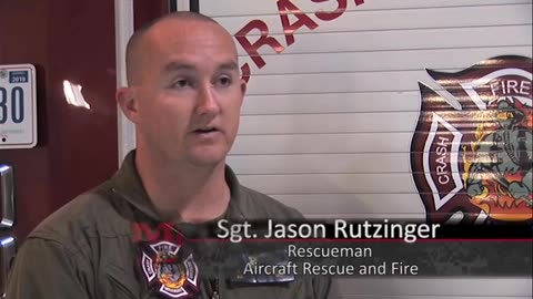 Fire and Rescue Marines conduct crash drills
