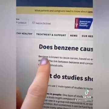 Cancer causing sun screen from Johnson and Johnson