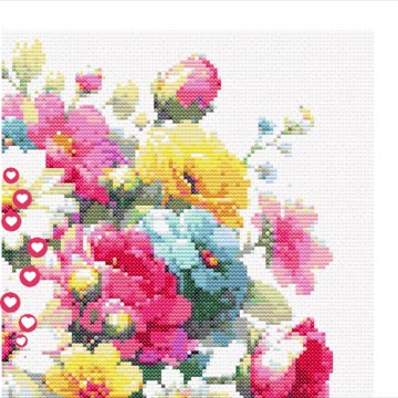 The Glass Garden Cross Stitch Pattern by Welovit | welovit.net | #welovit