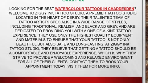 Best Watercolour Tattoos in Chaddesden