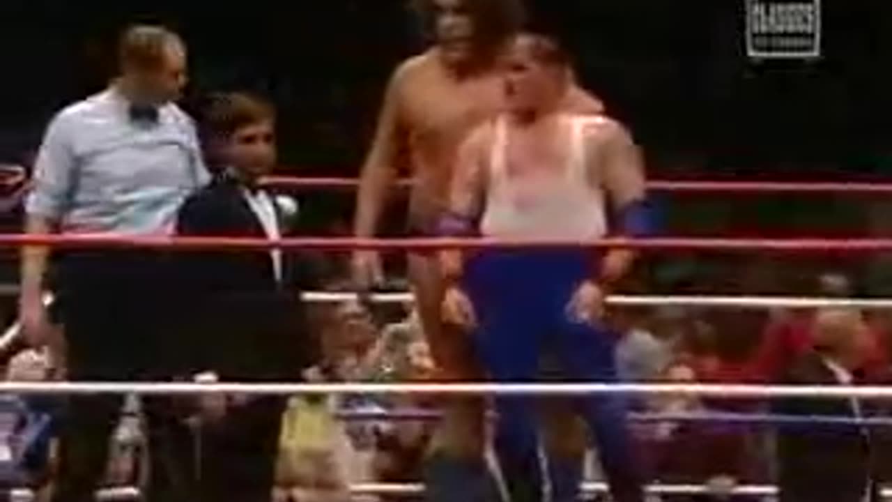 Andre the Giant & Sgt Slaughter vs Iron Sheik & Nikolai Volkoff