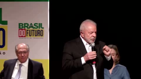 Brazil’s Lula cries as he speaks on hunger fight