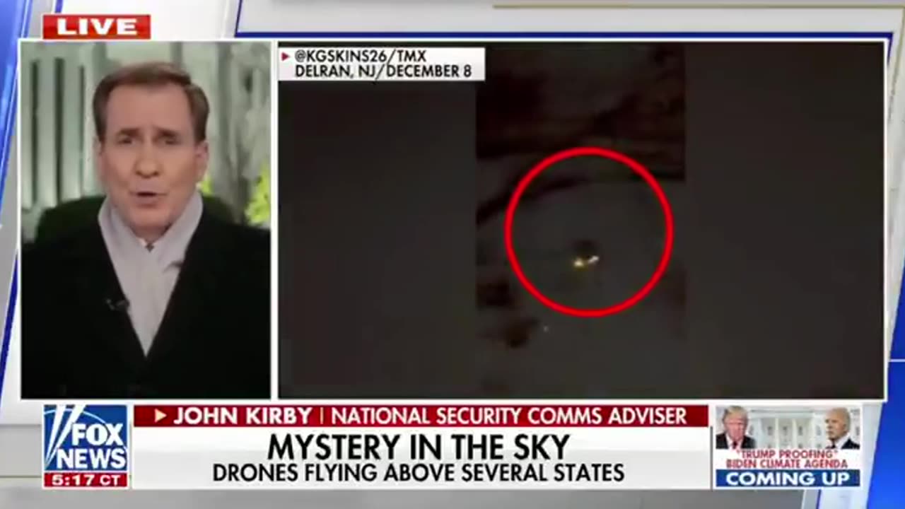 John Kirby Assures Americans That The Drones Over New Jersey Are “Lawful And Legal”