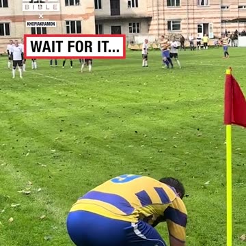 Lad takes the worst corner you'll see 🫣