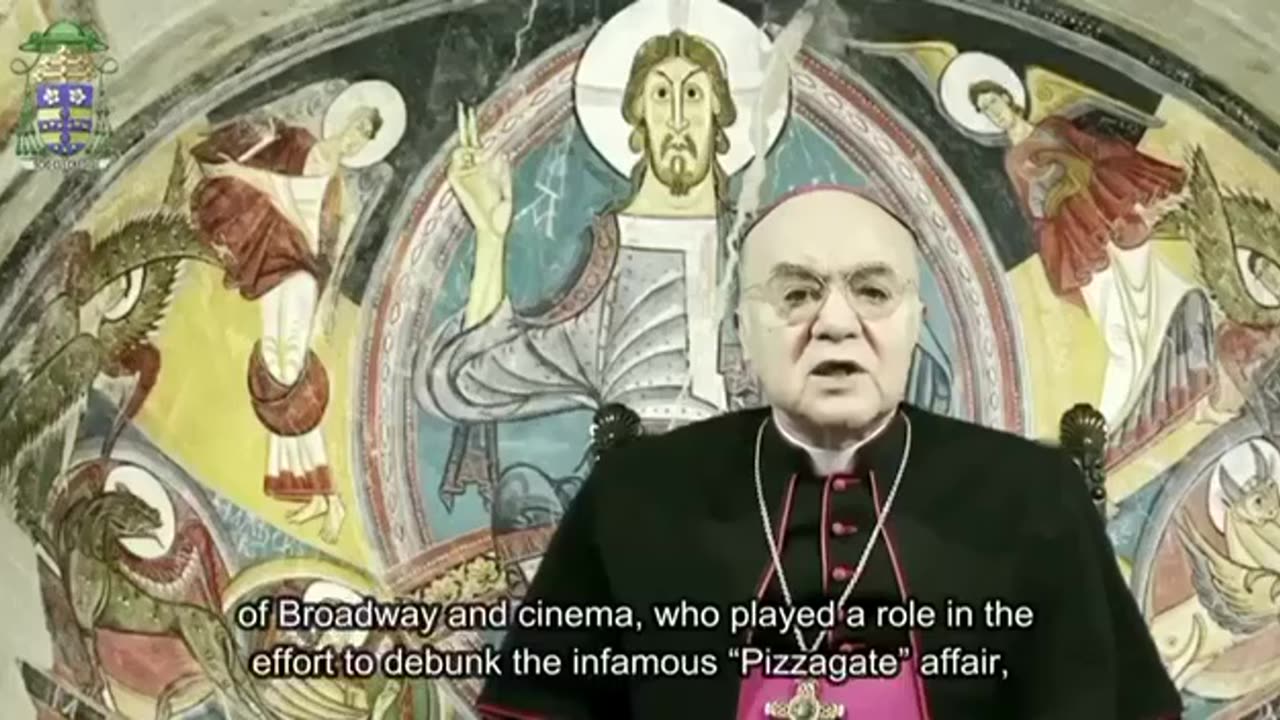 Archbishop Carlo Maria Vigano exposes Pizzagate and names H. Clinton, J.Podesta and Slade Sohmer