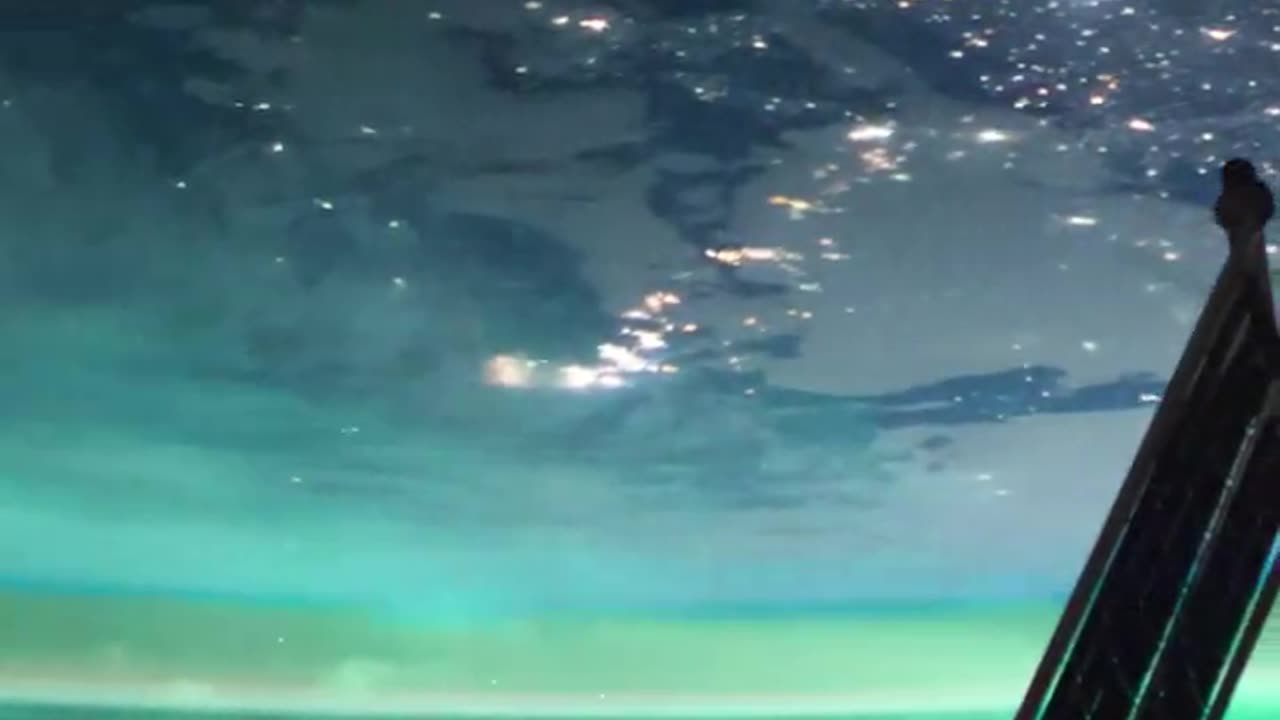 Northern lights Seem from the International space station