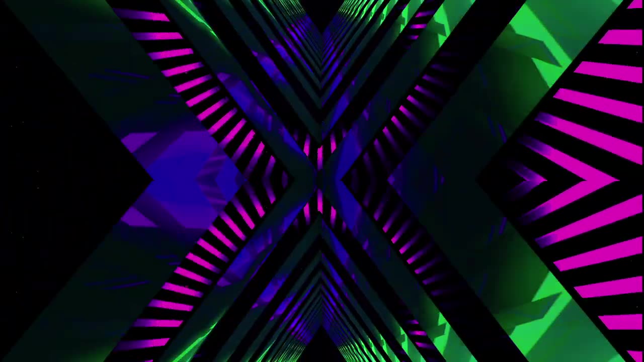 4K Abstract Sci Fi Tunnel VJ Motion Background Neon Light Tunnel Free VJ Loops 4K VJ Loops