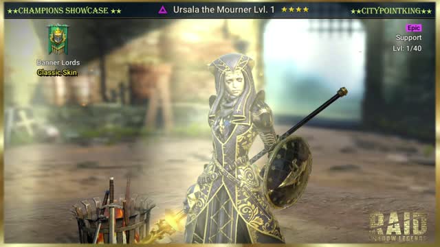 Raid Shadow Legends - Ursala the Mourner - Classic Skin