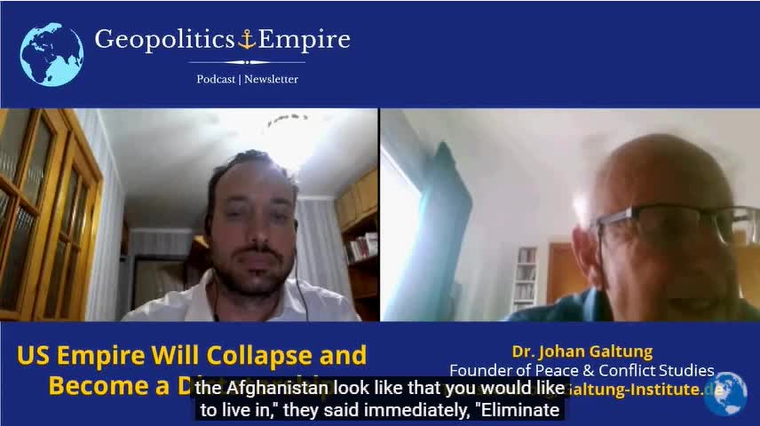 ■ Geopolitics&Empire-20170911-Johan Galtung： US Empire Will Collapse & Become a Dictatorship《33m49s》