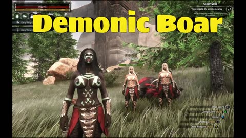 Conan Exiles Demonic Boar Battlepass Busty Boobs #conanexiles