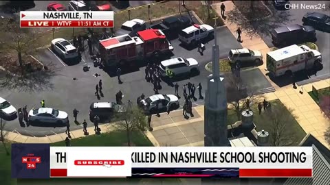 BREAKING News:Three children killed in Nashville school shooting