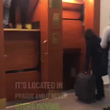 The scariest elevator ever