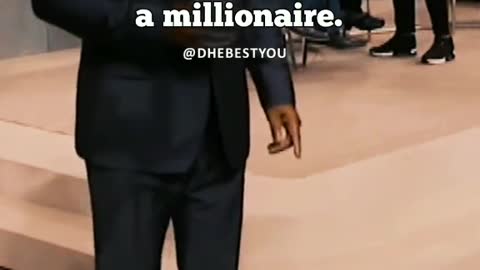 This is how anyone can become a millionaire! (Speaker Steve Harvey)