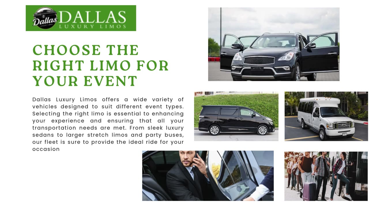 How to Book the Best Luxury Limo Service in Dallas for Your Event