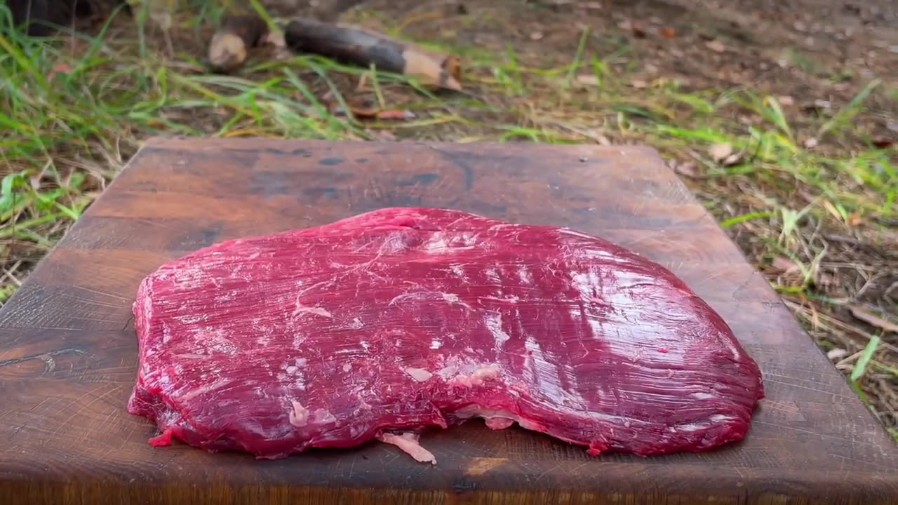 🔥🔥🌡🛑Best Ever Easiest Juicy Steak Cooked in Outdoors 🔥| Easy Steak Recipe 🔥🔥🔥