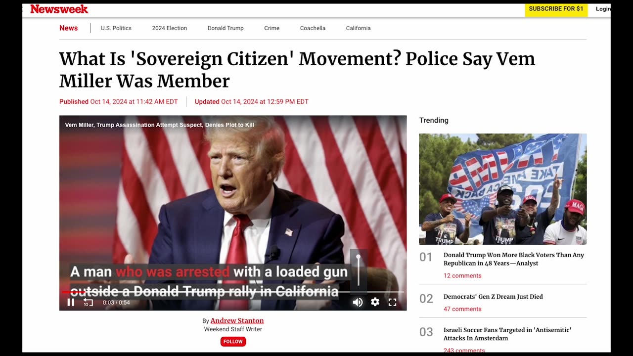 Newsweek October 14, 2024 1142 PST Sovereign Citizen Movement