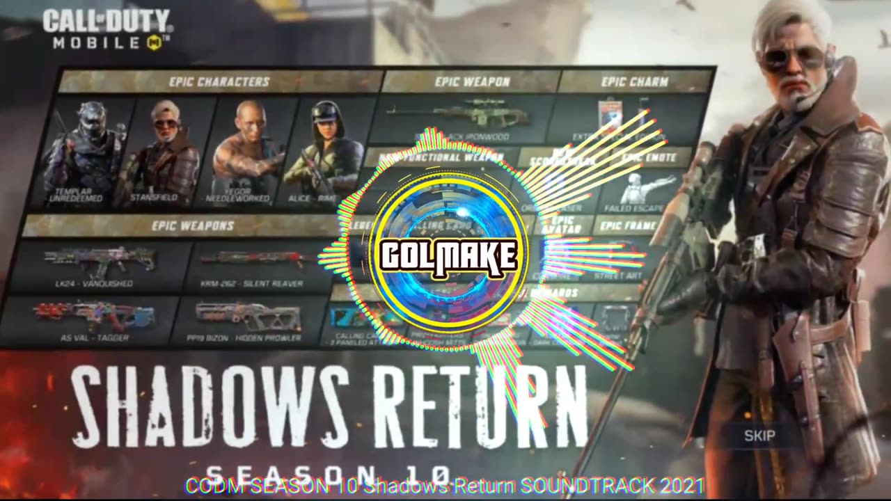 CALL OF DUTY MOBILE - SEASON 10 - Shadows Return - SOUNDTRACK - 2021 - CODM