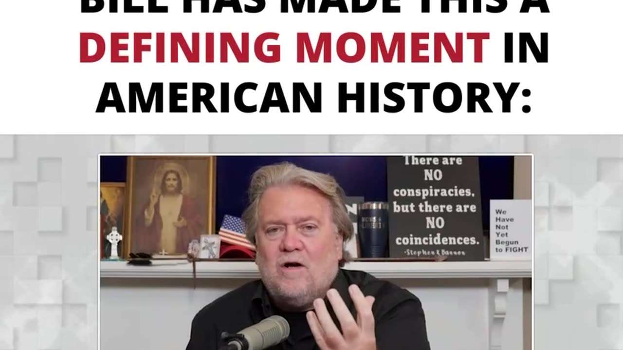 Bannon explains why the debt bill has made a defining moment in American history