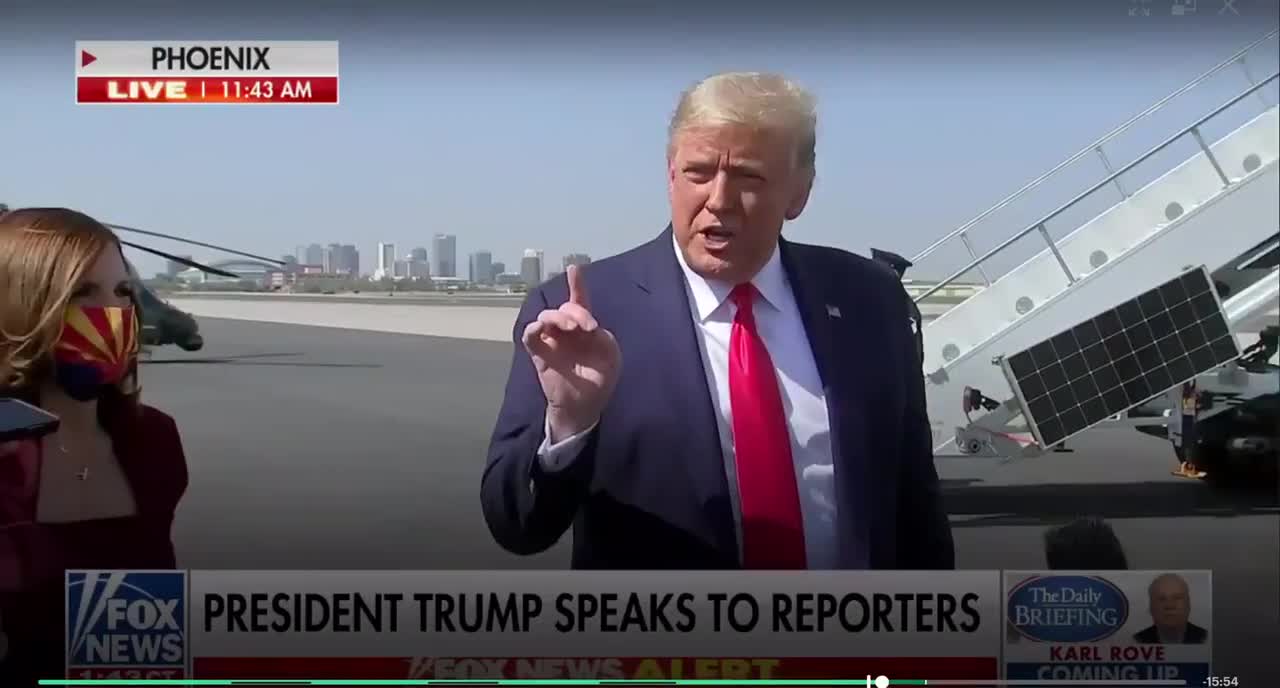 President Trump speaks to Criminal.