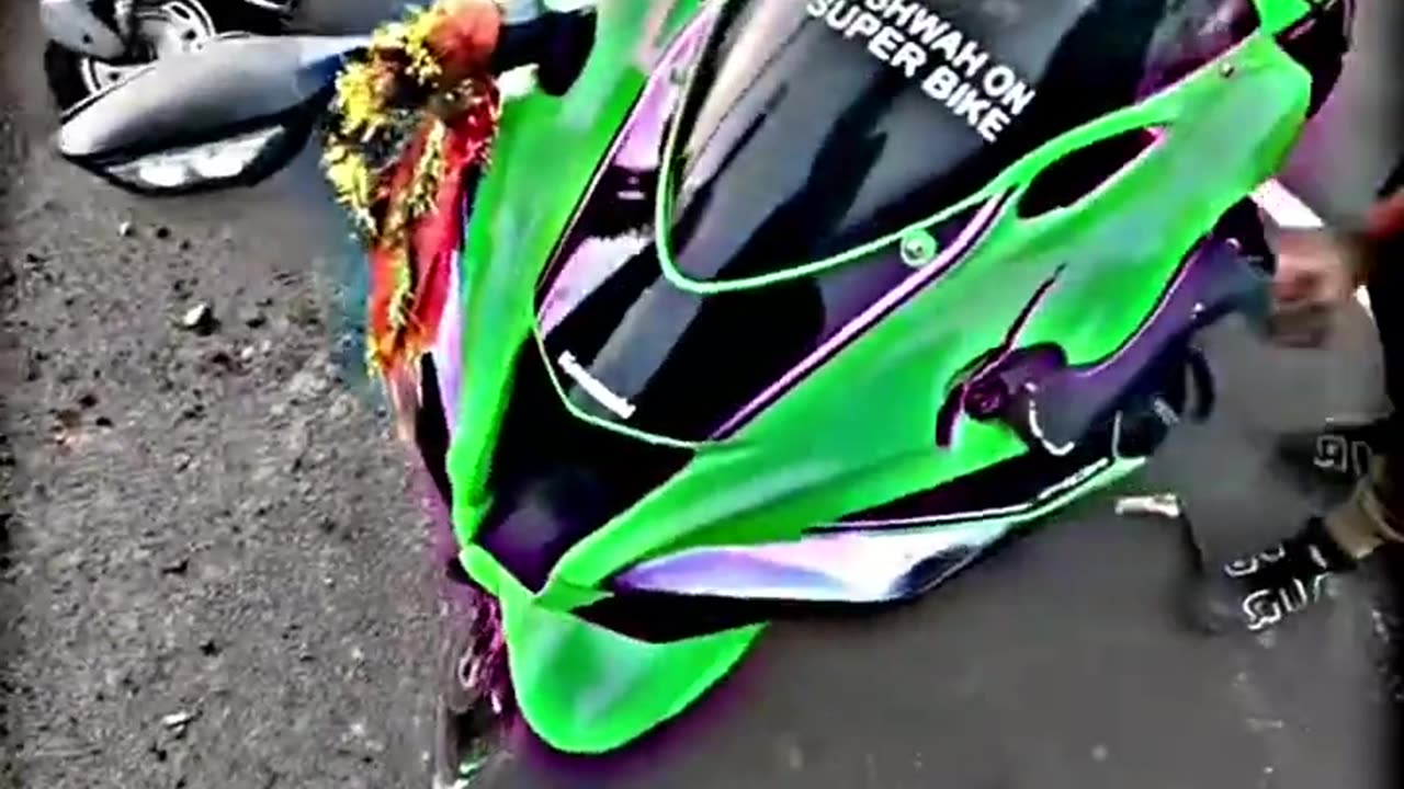 Kawasaki Ninja Zx10r Crash 😱😨 #shorts #zx10r #viral #rider #ktmbike #bike #youtube