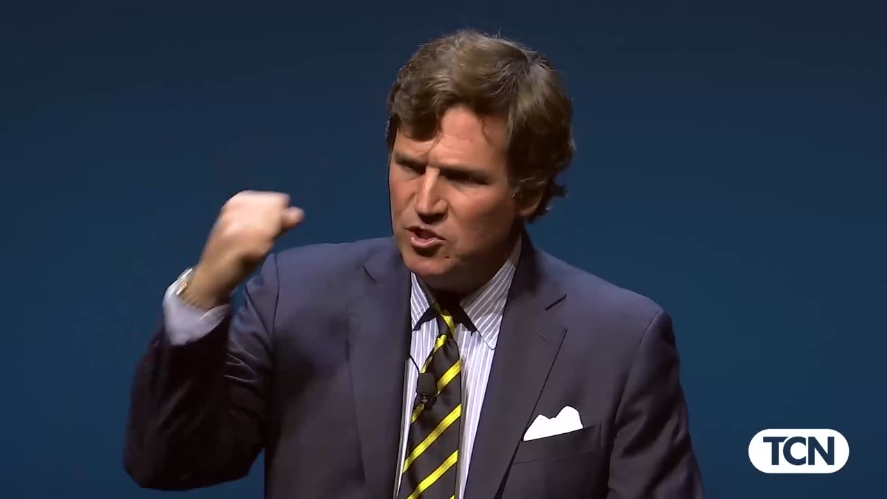 Tucker Reacts to Trump vs. Biden Debate During Sydney, Australia Speech