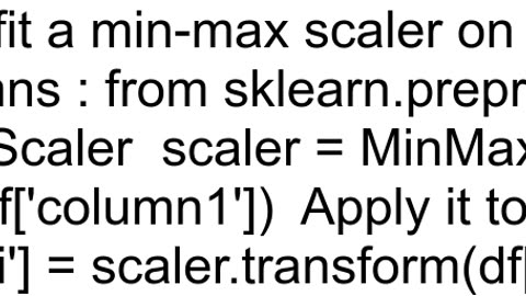 Scale columns in dataframe based on another column