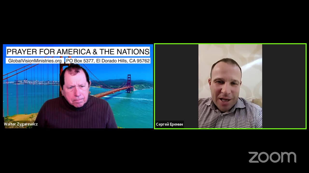 Prayer for America and the Nations with Walter and Nina Zygarewicz